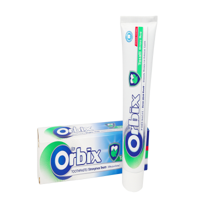 اوربیکس خمیردندان کامل حاوی عصاره چای سبز بدون فلوراید 80 گرمی